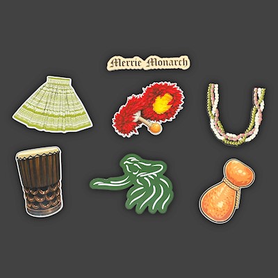 AHS Merrie Monarch Magnets (7 Pieces)                                      